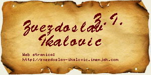 Zvezdoslav Ikalović vizit kartica